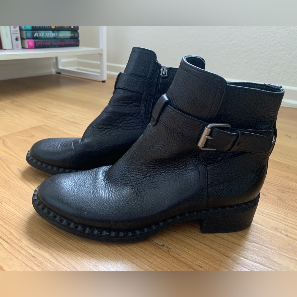 Gentle Souls Black Ankle Boots